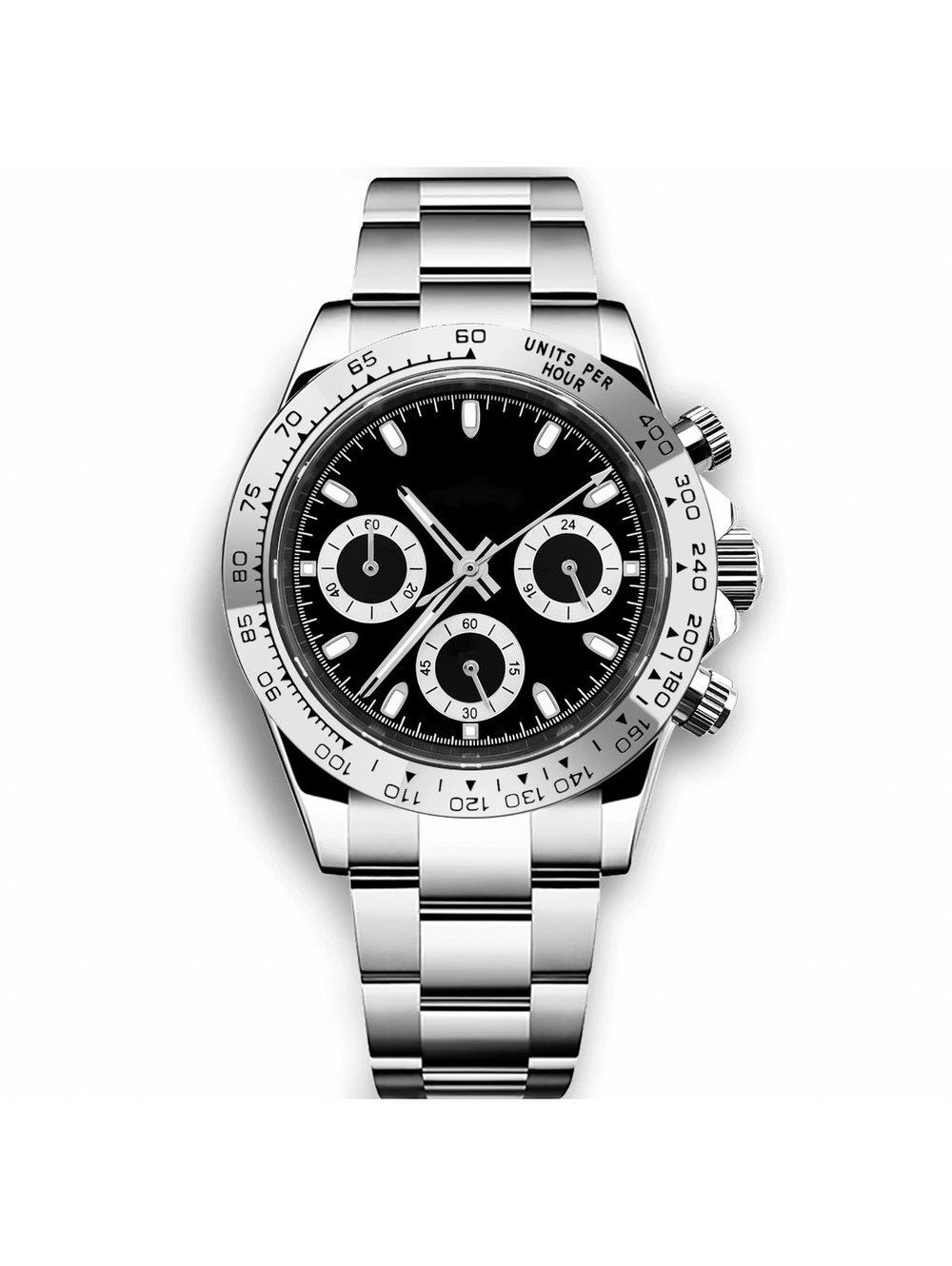 Men's Stainless Steel Mechanical Watch with Sapphire Crystal stock 331